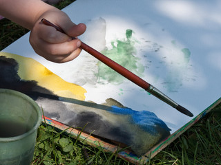 Stage de peinture pour enfants &agrave; Giverny