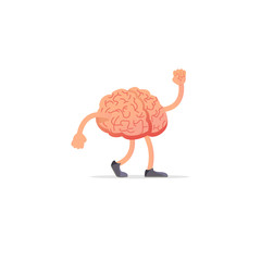 Brain illustration, mind concept drawing