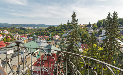 Fototapeta na wymiar Banska Stiavnica townscape in Slovakia.