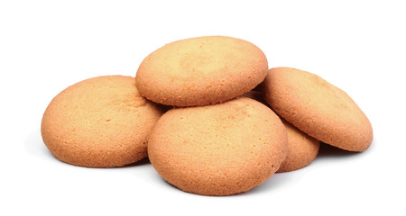 Fototapeta na wymiar Cookies isolated over the white