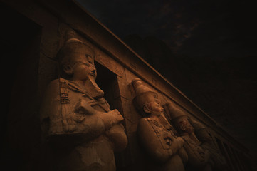 Anscient Temple of Karnak in Luxor - Ruined Thebes Egypt © vladimirhodac