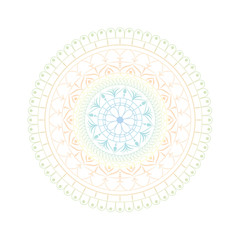 Flower Mandala. Vintage decorative elements. Oriental pattern, vector illustration. Islam, Arabic, Indian, moroccan,spain, turkish, pakistan, chinese, mystic, ottoman motifs. Coloring book page