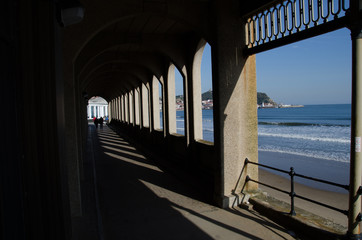 The covered walkway,Scarborough,South Bay
