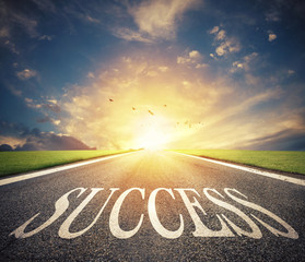 Road of the success. The way for new business opportunities