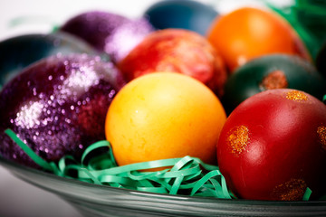 Colorful Easter eggs