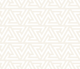 Vector seamless pattern. Modern stylish texture. Repeating geometric tiles from striped elements