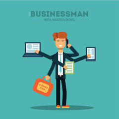 Business concept. Businessman.