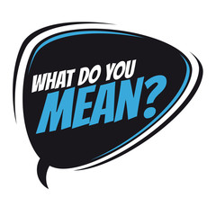 what do you mean retro speech balloon