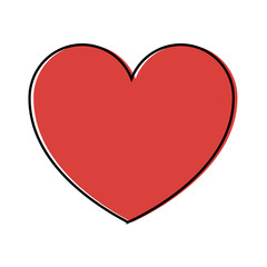 heart love health care medical symbol vector illustration