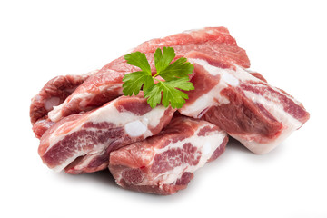 Obraz premium Costilla fresca de cerdo