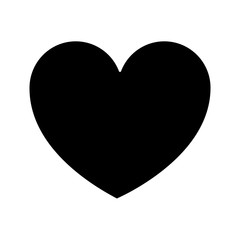 heart love health care medical symbol vector illustration black and white design