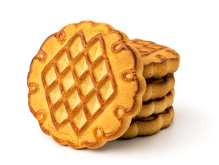 Cookies on a white background, isolated.