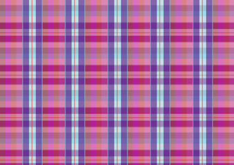 Seamless background of plaid pattern, vector illustration