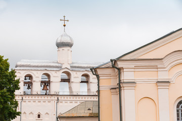 Fototapeta na wymiar Belfry of St. Sophia Cathedral, Novgorod