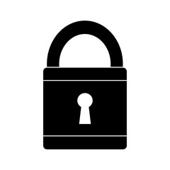 security data safety information digital padlock vector illustration pictogram design