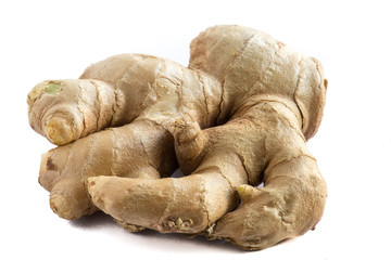 ginger isolated white background