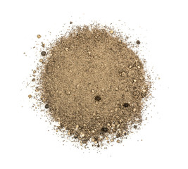 Ground Black Pepper Isolated