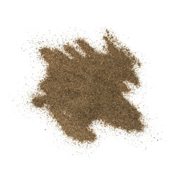 Ground Black Pepper Isolated