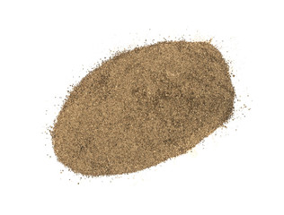 Ground Black Pepper Isolated