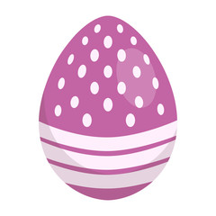Easter eggs, vector illustration in cartoon style, isolated.