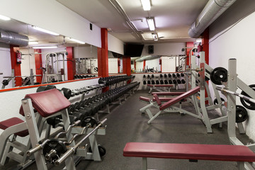 Fototapeta na wymiar View of training room
