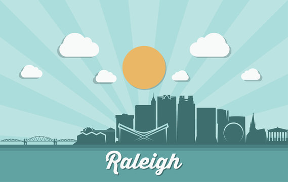 Raleigh skyline - North Carolina