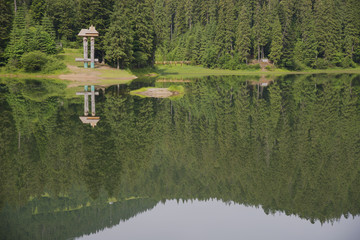 Synevyr mountain lake