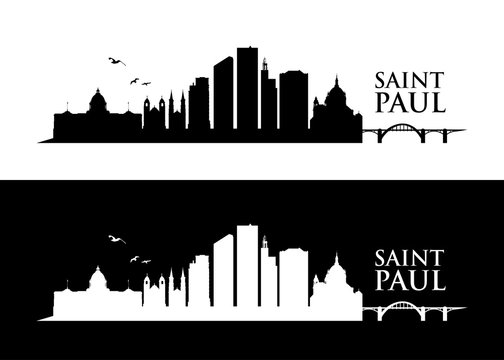 Saint Paul skyline - Minnesota - United States of America