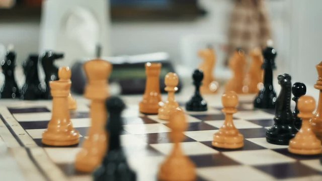 Man playing chess