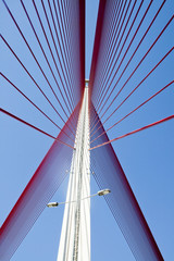 Modern cable-stayed bridge