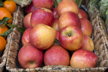 Red Apples on Market Stall, Majorca