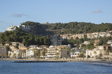 Fototapeta na wymiar Soller Port; Majorca