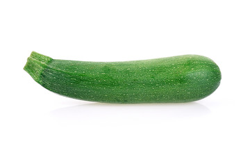 Fresh zucchini isolated on a white background