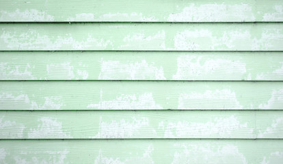 Wood texture background close up / green colorful wooden board texture plank