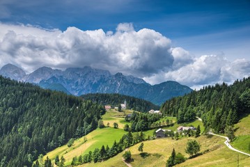 Solcava Panoramic Road in Summer © zkbld