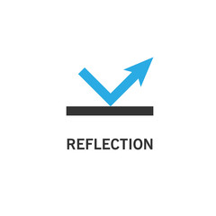 Reflection icon simple
