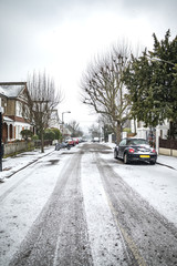 London winter, everything frozen