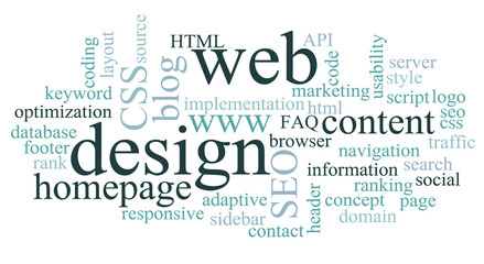 Word Cloud Web Design