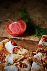 Obraz premium Tasty tomato pizza