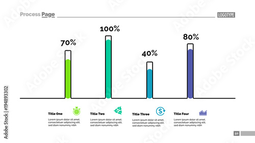 Four Column Chart Template