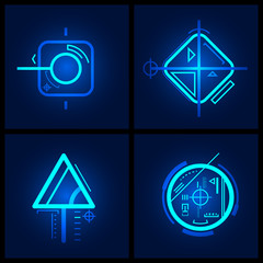 Technology design element.