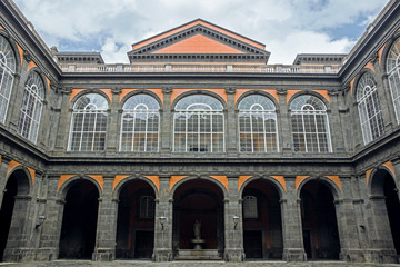 Obraz premium The National Library in Naples