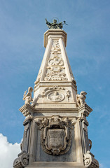 Monument at Piazza del Gesù Nuovo in Naples