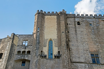 Fototapeta na wymiar exterior of Castel Nuovo in naples