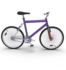 3d illustration of bicycle