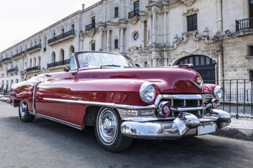 Auto antiguo clasico en La Habana