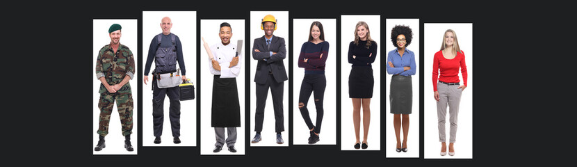 Group of working people