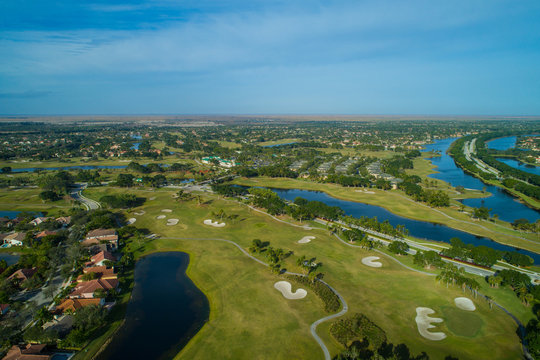 Weston Florida aerial drone image
