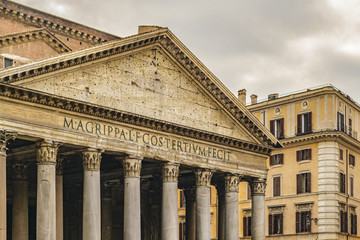 Pantheon Exterior View, Rome, Italy
