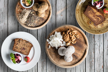 healthy protein snack cake handmade breakfast organic